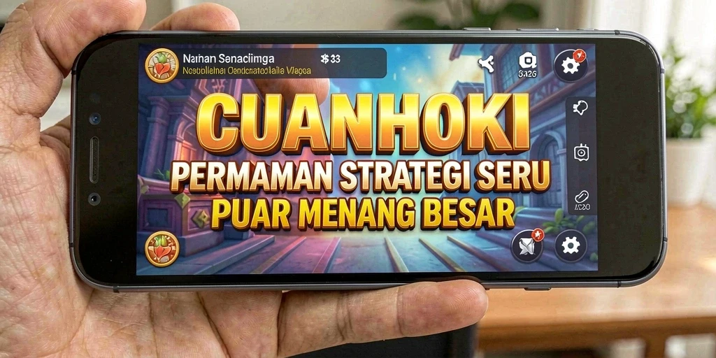 Tampilan gameplay seru dan strategis dalam CUANHOKI.