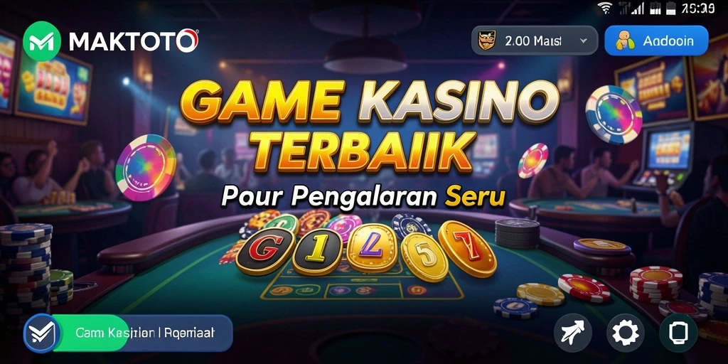 Tampilan gameplay seru dan mendebarkan di MAKTOTO.