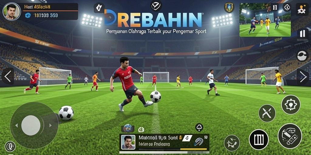 Tampilan gameplay REBAHIN yang menarik dan dinamis.