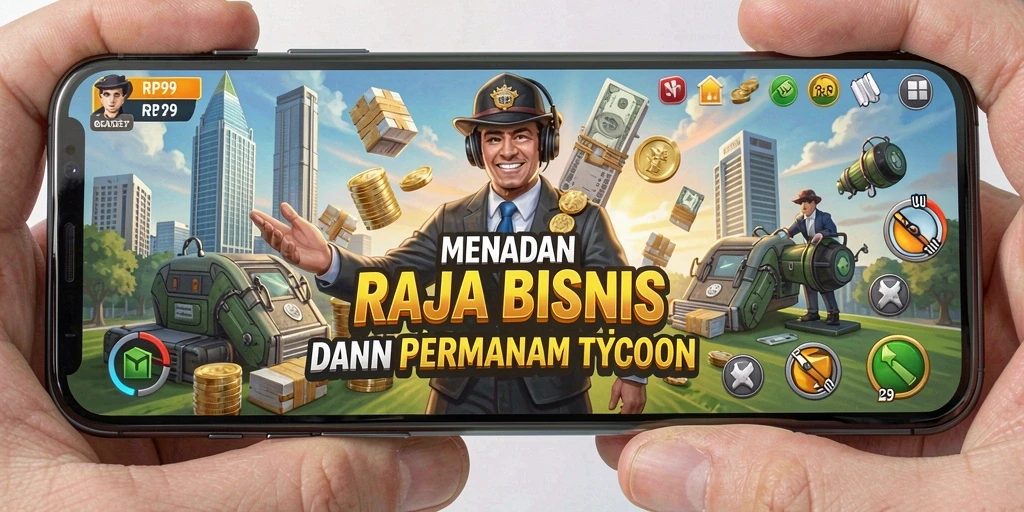 Tampilan gameplay <strong>RP99</strong> yang menarik dengan elemen Tycoon yang menyenangkan.