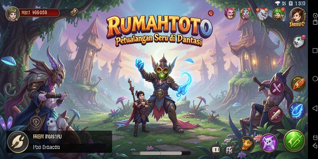 Gameplay RUMAHTOTO yang penuh tantangan dan eksplorasi.