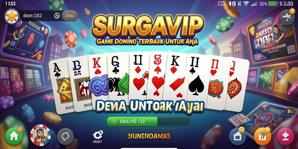 Tampilan gameplay SURGAVIP yang menarik dan seru