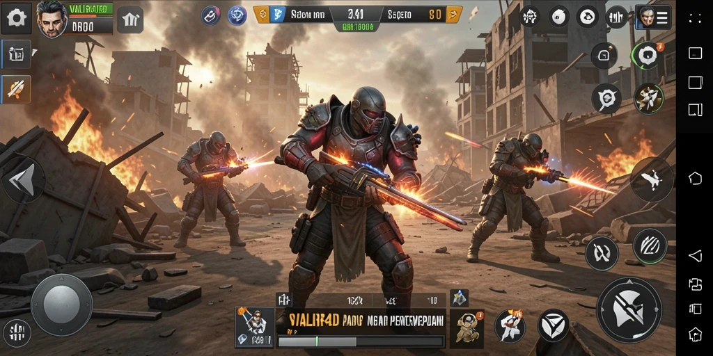 Tampilan gameplay VALIR4D yang menakjubkan dan strategis