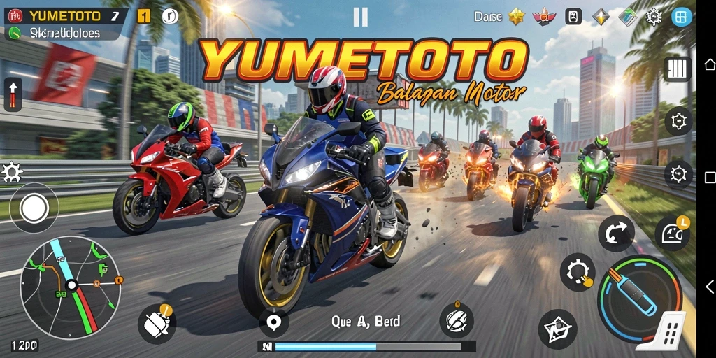 Gambaran visual luar biasa dari gameplay YUMETOTO yang mendebarkan.